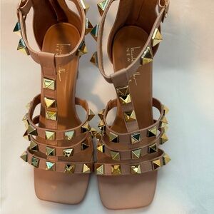 New Nicole Miller Studded Sandals